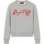 Джерси Принт Свитшот GUCCI, Серый - фото