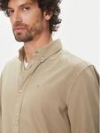 Рубашка удобного кроя K10K114200 Calvin Klein, бежевый - фото 4