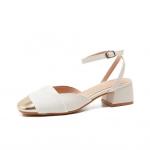 Женские туфли на платформе Xingdiman, цвет экрю - фото 3