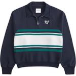 Свитшот женский Abercrombie＆Fitch, синий - фото