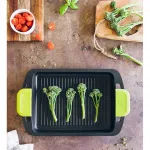 Прямоугольная сковорода-гриль Bra, черный - фото 3