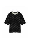 Футболка Vero Moda Print T-shirt, Black - фото 5