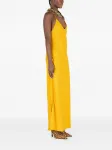 Платье Snake с монограммой Roberto Cavalli, желтый - фото 3