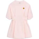 KENZO Женское розовое платье с короткими рукавами - фото