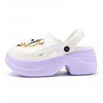 EXULL Q Сабо женские белые фиолетовые - фото