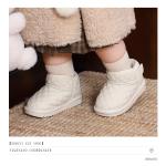 Детские зимние ботинки для дошкольников EBMINI, бежевый - фото 6