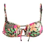 Женский топ бикини Roxy с принтом Beach Classics, чёрный - фото 2