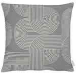 Чехол для подушки стиль лофт Novel, серый - фото