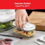 Zwilling Fresh & Save: 4 небольших стеклянных вакуумных контейнера для хранения продуктов с герметичными крышками - фото 6