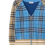 Детский свитер Burberry, мультиколор - фото 4