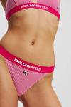 Хлопковые стринги IKON Karl Lagerfeld, розовый - фото 3