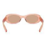 Солнцезащитные очки MIU MIU овальной формы - фото