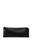 Кожаный кошелек Rick Owens на молнии, черный - фото