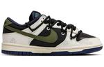 Кроссовки Nike Dunk Skateboarding Shoes Men Low-top Cloud White/Core Black/Green Spark, черный - фото 2