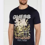 Футболка стандартного кроя West Coast Guess, синий - фото 4