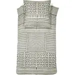 Постельное белье Damai «Корзина» с графическим рисунком, цвет natural - фото