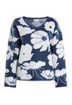 Джемпер usha PULLOVER, Marine Weiss/Blue - фото 5