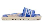 Шлепанцы женские Dior Dway Slides, синий - фото 2