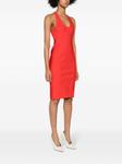 Платье с перекрестными бретелями Alaïa, красный - фото 3