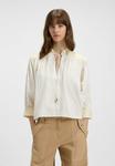 Блуза BOSS Blouse, Natural Eighteen/White - фото