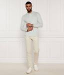 Рубашка поло прохожий Slim fit Boss Orange, серый - фото 2