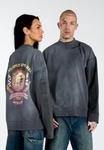 Топ Multiply Apparel OVERSIZE ROAD TRIP, Black Soda Washed/Black - фото