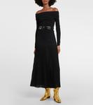 Ботинки marfa из металлизированной кожи Khaite, золото - фото 2