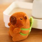 Брелок капибара плюшевый кукла подвеска 13 см Happy Fish - фото 7