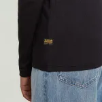 Лонгслив G-Star A Line Slim Rib, черный - фото 5