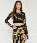 Блуза Cropped fit Versace Jeans Couture, черный - фото 3