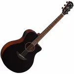 Акустическая гитара Yamaha APX600M Thinline - Матовый дымчатый черный - фото 3