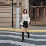 ELLE Рубашка Women's Stripes Lapel - фото 4