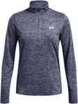 Толстовка Under Armour Women's Tech Twist Quarter Zip, (410) Midnight Navy/White - фото 3