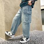 EASTERN CAMEL Джинсы для подростков синие - фото 4