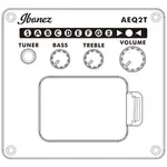 Ibanez AEB8E-BK Бас-гитара акустико-электрическая серии AEB, черный высокий глянец - фото 5