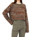 Свитер Cleo в коричневом меланже KULE - фото