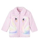 Печатная куртка Stella McCartney Kids, Purple - фото