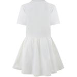 Хлопковое мини-платье Moncler, белый - фото 4