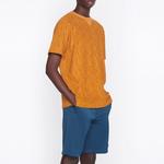 Футболка DIOR из махровой ткани косого плетения, оранжевая - фото 10