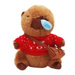 Плюшевая кукла Snotty Dressing Capybara высотой 25 см Whoops - фото 9