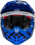 Шлем BELL Moto-9S Flex (Banshee Gloss Blue/White - Large) - фото 2