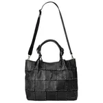 Шоппер Samantha Look, натуральная кожа, производство Италия, черный - фото 6