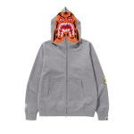 Худи BAPE Tiger Full Zip Hoodie, Grey - фото