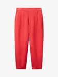 Укороченные брюки из льна Benetton, Brick Red - фото 4