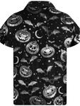 Рубашка King Kameha Helloween Pumpkin Bat, черный - фото 2