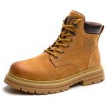 Ботинок Мартин 5,5 см Унисекс Желтый GIGIRYO, Земляной Желтый Увеличение Роста - фото 3