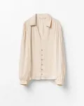Блуза с пуговицами Sfera, бежевый - фото 4