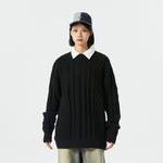 Свитер унисекс I.E, черный водолазка - фото 5