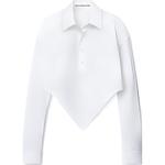 Заостренная рубашка Alexander Wang, белый - фото