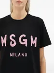Футболка с логотипом Msgm, черный - фото 5